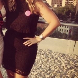 Bar 3 Black Lace Dress